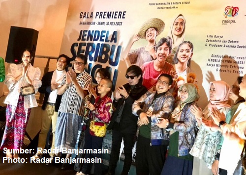 gala premiere jendela seribu sungai